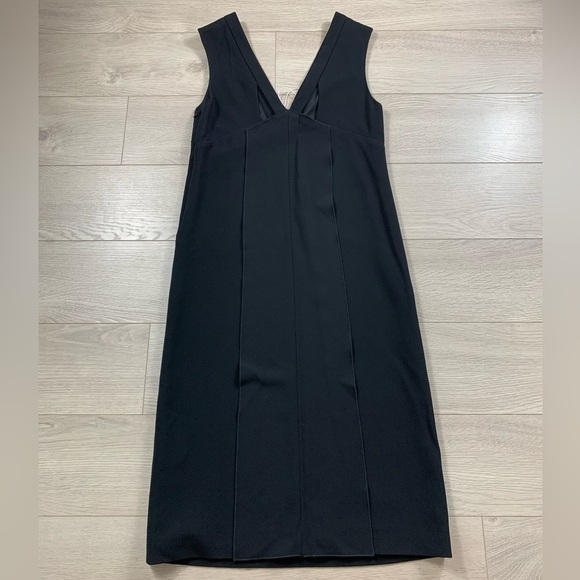 Filippa K Black CutOut V-neck Cocktail Dress - Picture 5 of 13